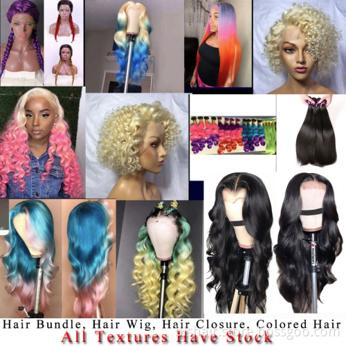 unprocessed raw remy swiss closure 13x6 hd virgin human hair 360 transparent clear lace frontal wig with baby hair from Indian